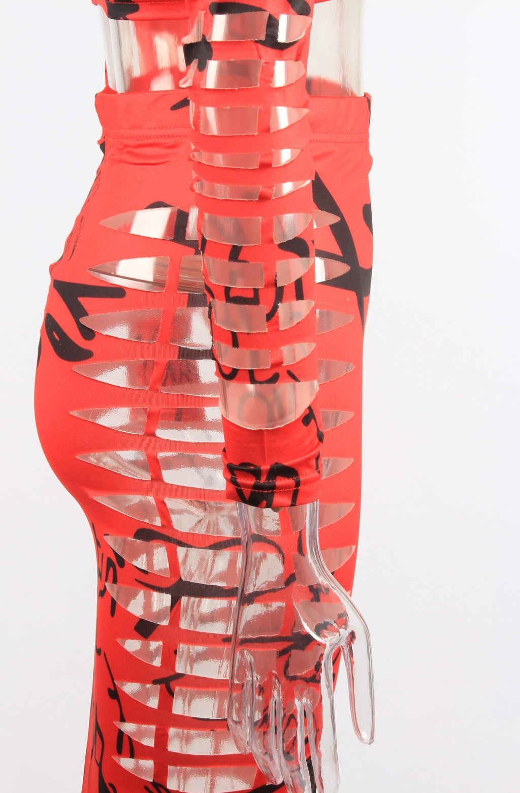 Hollow out two piece y2k set XD21