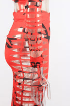 Hollow out two piece y2k set XD21