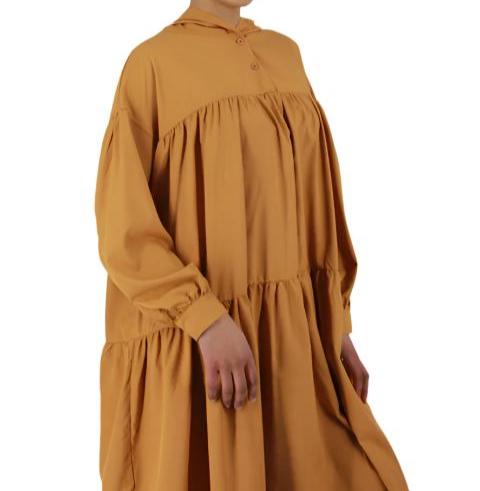 Hooded Maxi Loose Dress XD21