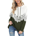 Hoodie Lace Sweatshirt Long Sleeve Pullover Top XD21
