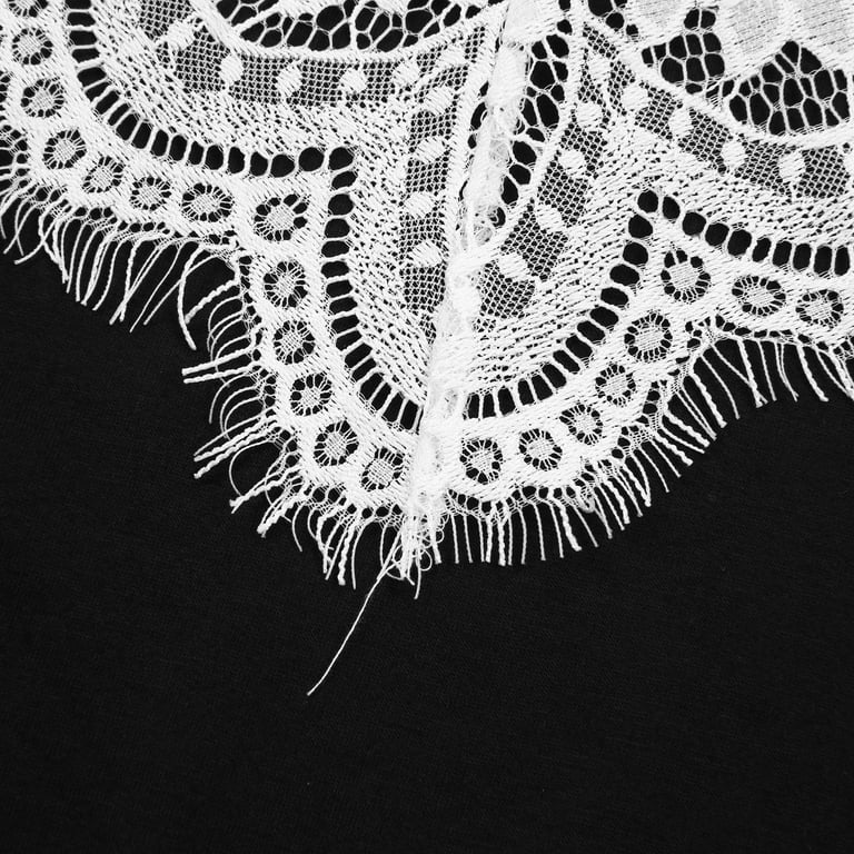 Hoodie Lace Sweatshirt Long Sleeve Pullover Top XD21