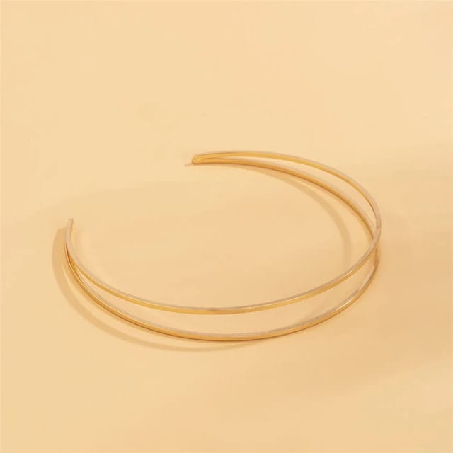 Simple Double Joint Arm Cuff Bangle