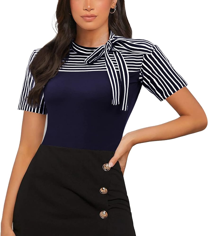 Tie Knot Curve Short Sleeve Top
