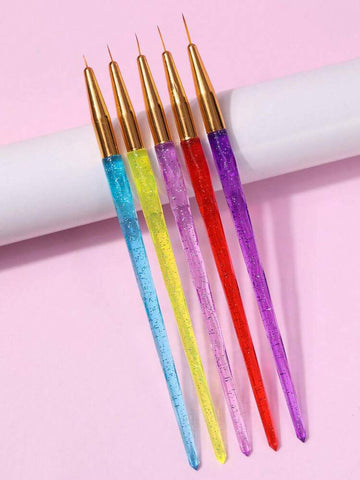 Precision Nail Art Brush Set - Master Intricate Nail Designs with Professional Tools!