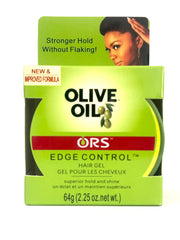 Olive Oil Edge Control Hair Gel 64g - Strong Hold & Shine for Sleek Edges