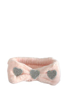 Facial Headband with Hearts – Soft & Stylish for Skincare Routines