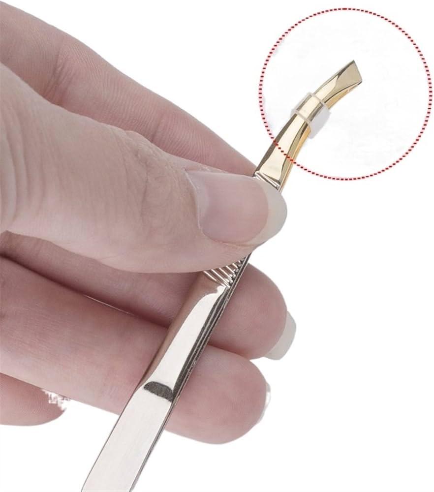 Angled Eyebrow Tweezers – Precision Hair Removal Tool