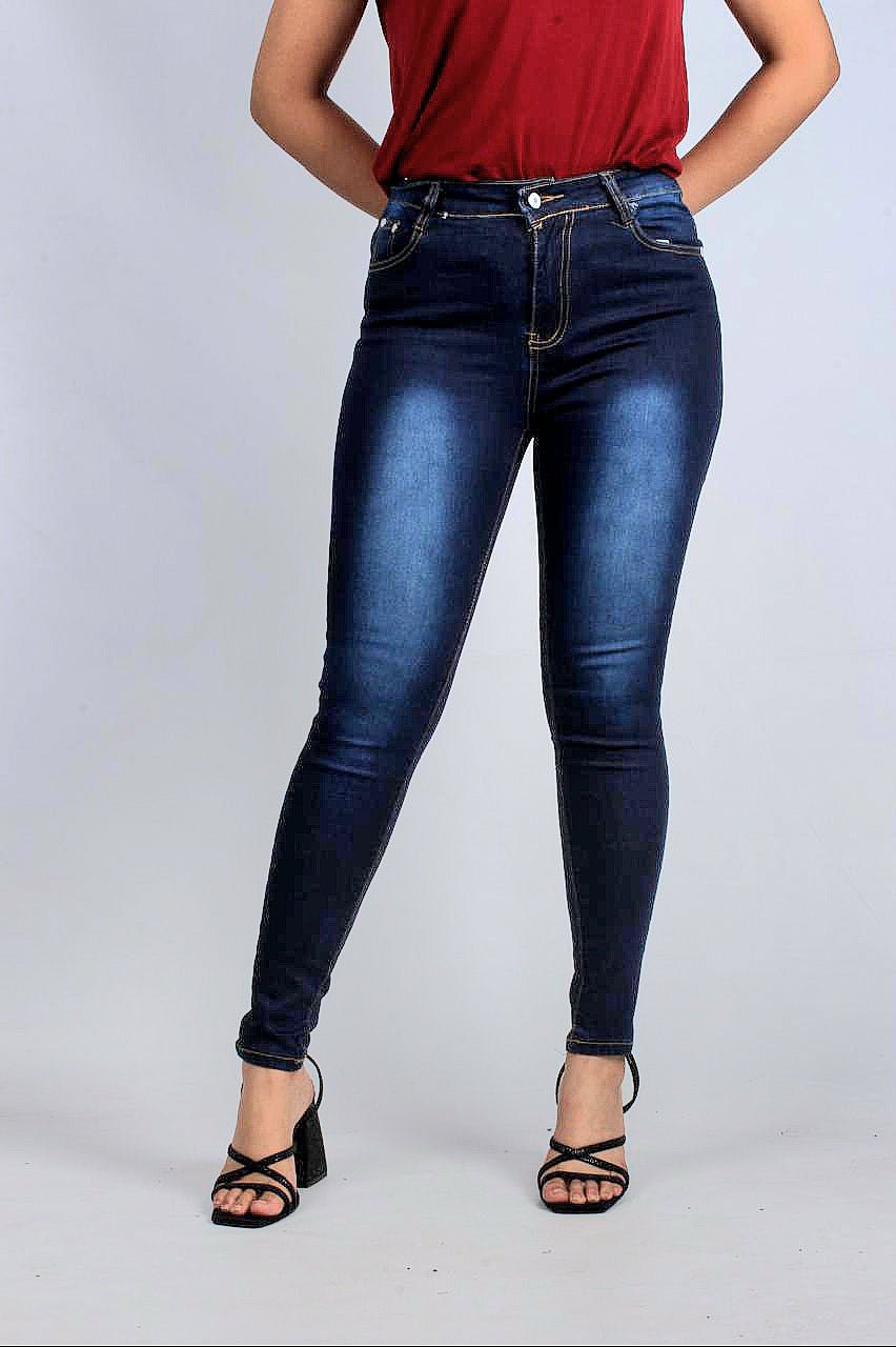 Denim Navy Blue Skinny Jeans K2024