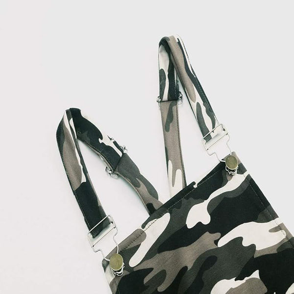 Camouflage Overall Suspender Jumpsuit – Trendy & Comfortable