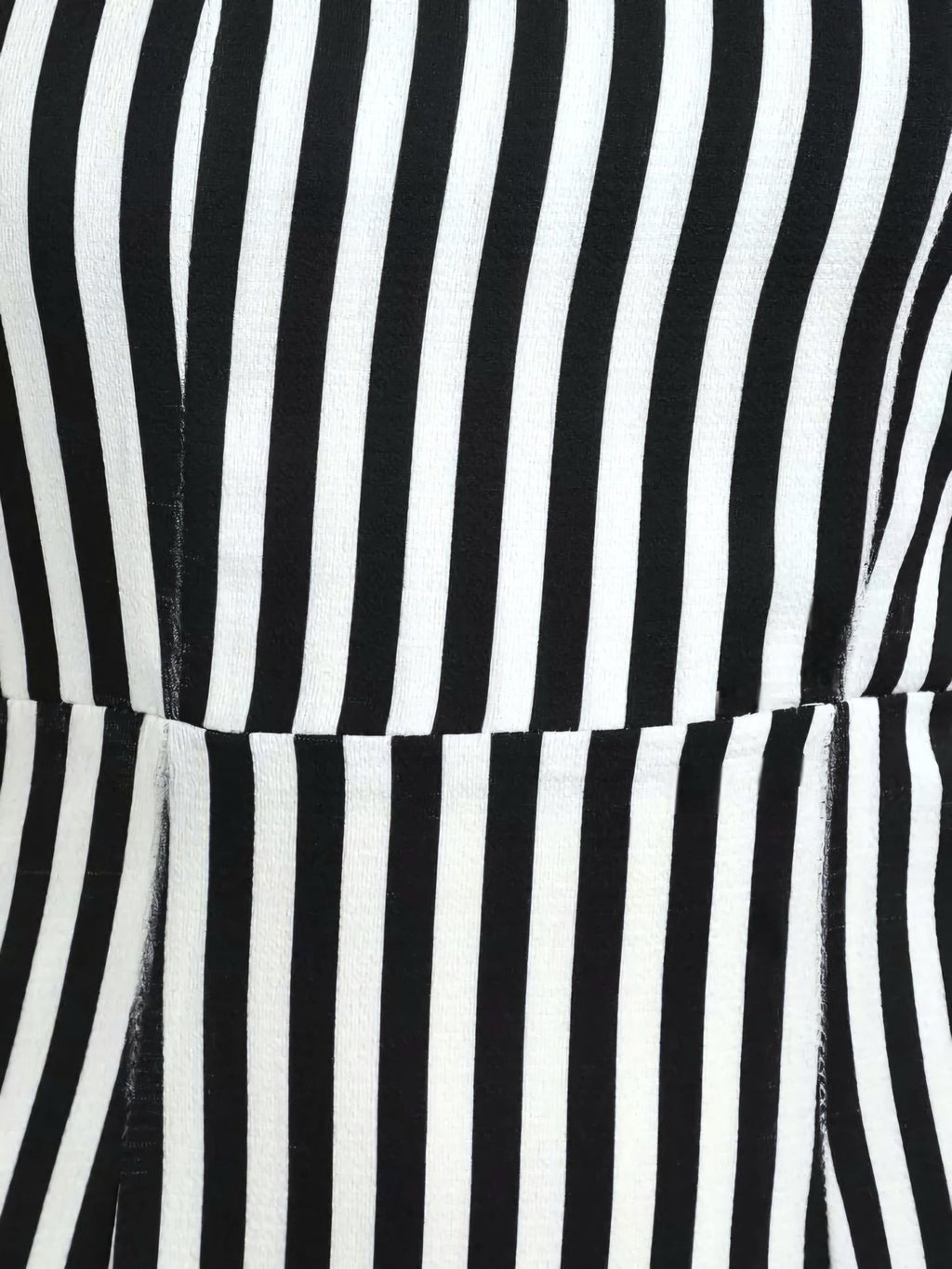 Striped A-line Mini Spaghetti Strap Dress