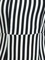 Striped A-line Mini Spaghetti Strap Dress