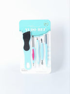 5pc Professional Manicure & Pedicure Set - Random Colour