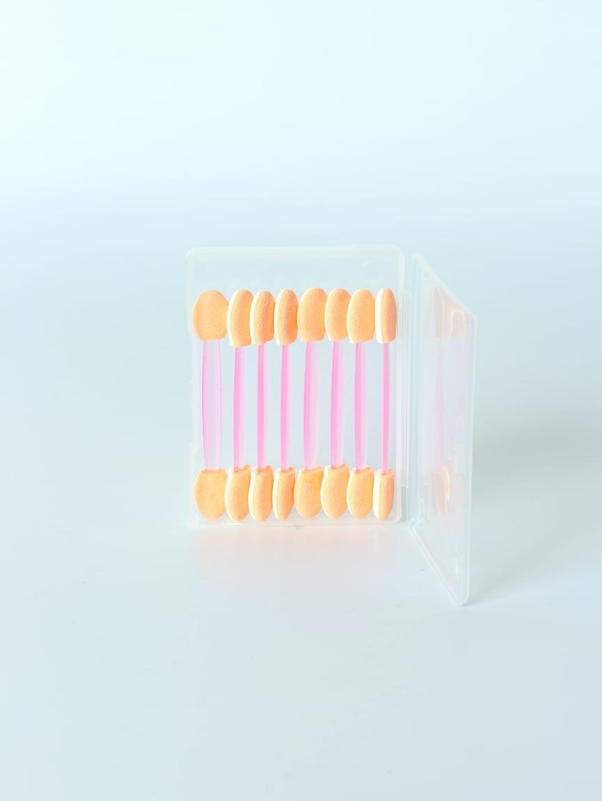 Eyeshadow Applicators – 8pc Dual-Ended Sponge Brushes