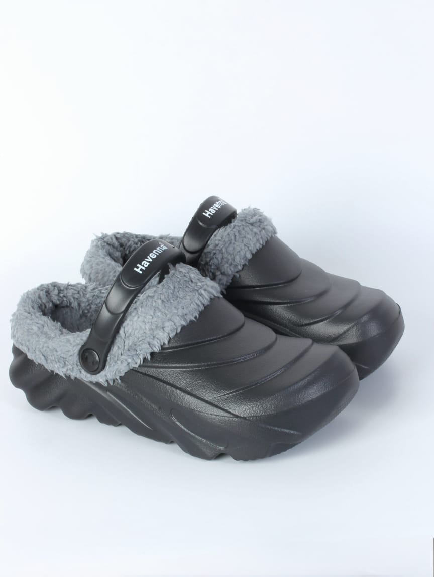 Havenna Fur-Lined Clog – Cozy Style for Every Step
