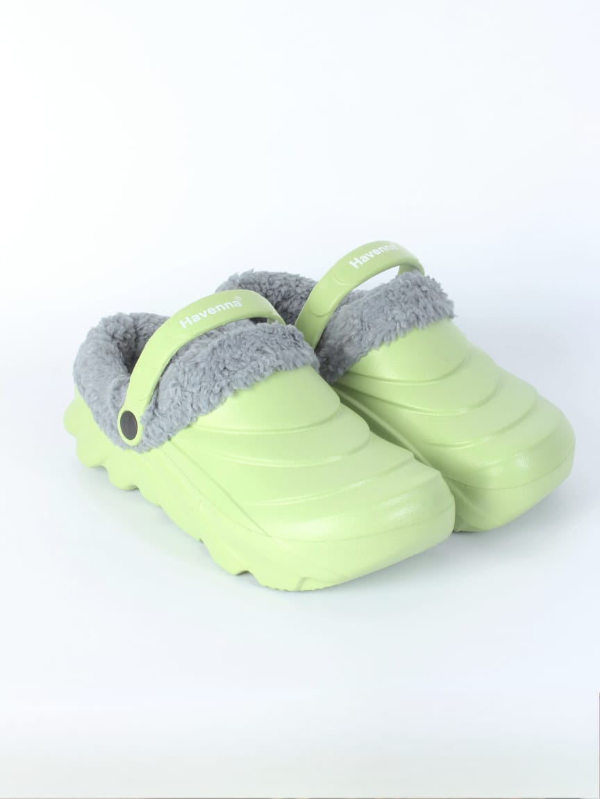 Havenna Fur-Lined Clog – Cozy Style for Every Step