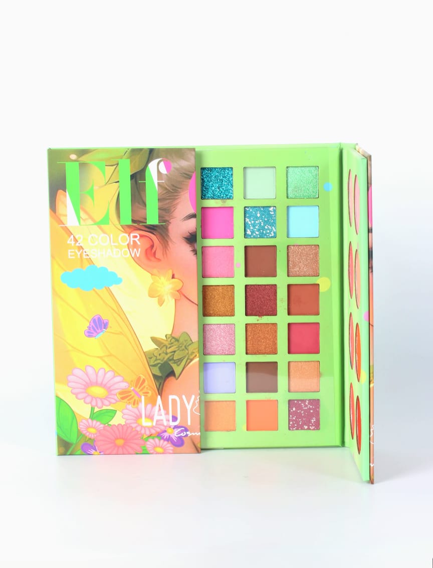 Elf Girl Vibrant 42-Color Eyeshadow & Blush Palette