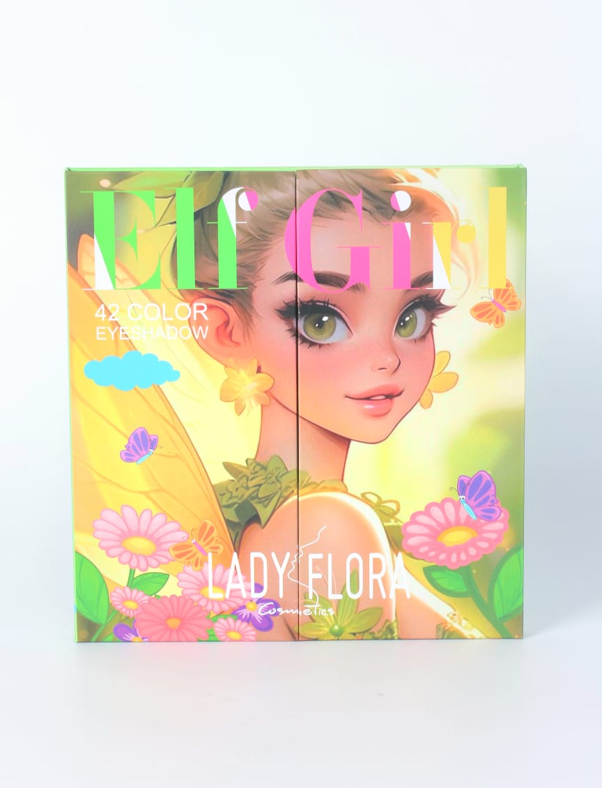Elf Girl Vibrant 42-Color Eyeshadow & Blush Palette