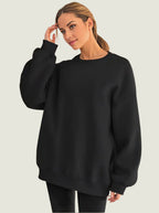 Classic Crewneck Sweatshirt  - Casual Pullover
