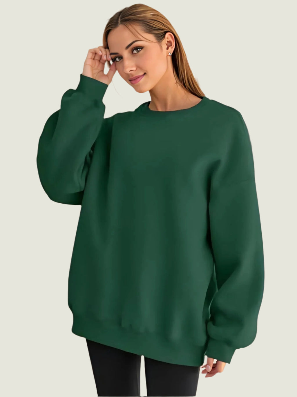 Classic Crewneck Sweatshirt  - Casual Pullover