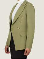 Double-Breasted Tailored Blazer – Women’s Formal & Casual Jacket
