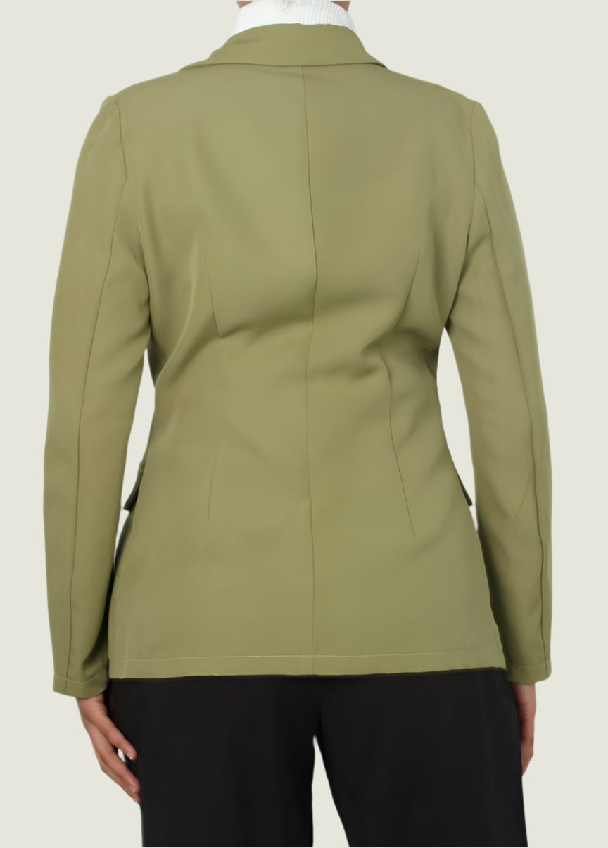 Double-Breasted Tailored Blazer – Women’s Formal & Casual Jacket