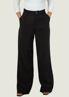 High-Waisted Camel Trousers – Wide Leg Pants for Women