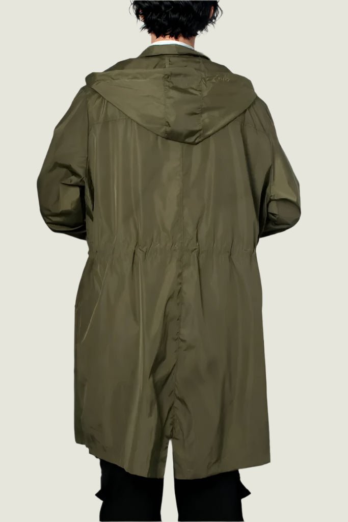Lightweight Zip-Up Windbreaker Jacket with Drawstring Waist
