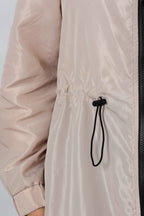 Long Hooded Windbreaker Coat –  Lightweight Jacket