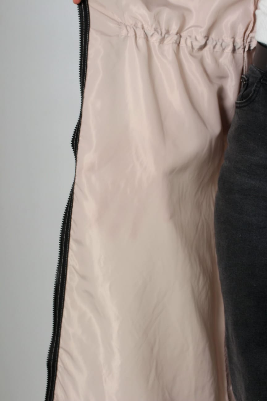 Long Hooded Windbreaker Coat –  Lightweight Jacket