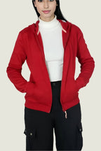 Classic Zip-up  Hoodie With Drawstring Hood