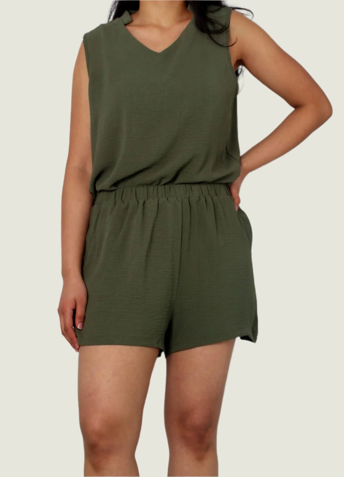 Summer Lounge Set | Tank Top & Shorts Two-Piece Outfit