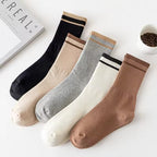 Top Striped Quarter Socks 3 Pair