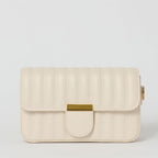 Quilted PU Leather Shoulder Bag – Elegant & Compact 60024