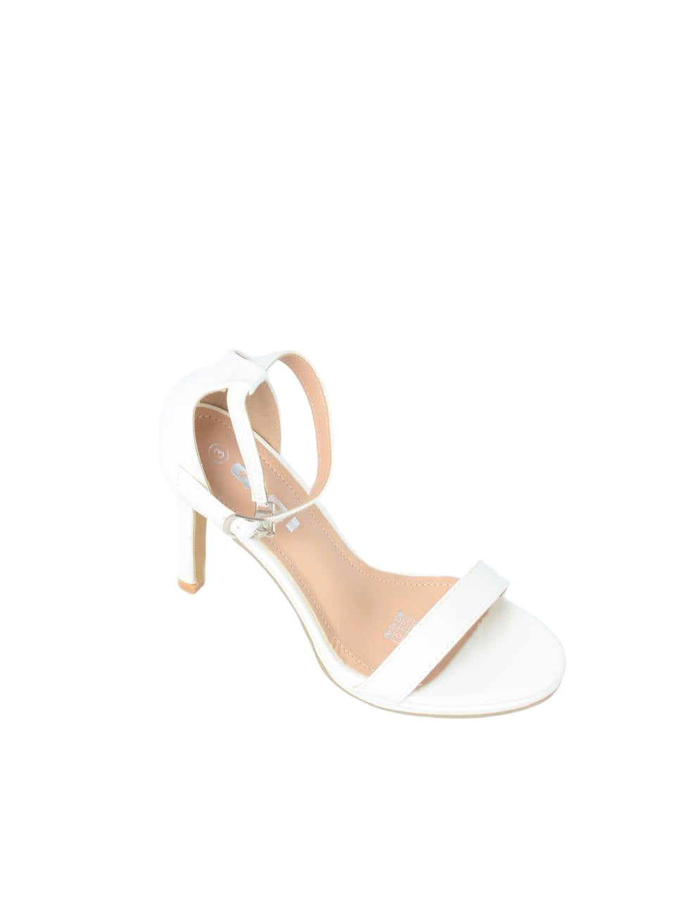 Single-Strap Glossy Stiletto Heels - TX89-062
