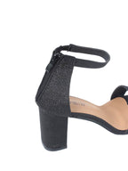 Glitter Block Heel with Ankle Strap Sandal FANTACY-6