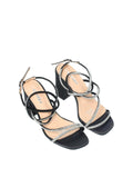 Multi-Strap Rhinestone Block Heels - TX89-067