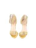 Glitter Block Heel Sandals - 2138
