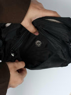 Multi-Pocket Nylon Crossbody Bag with Adjustable Wide Strap - 9608-4