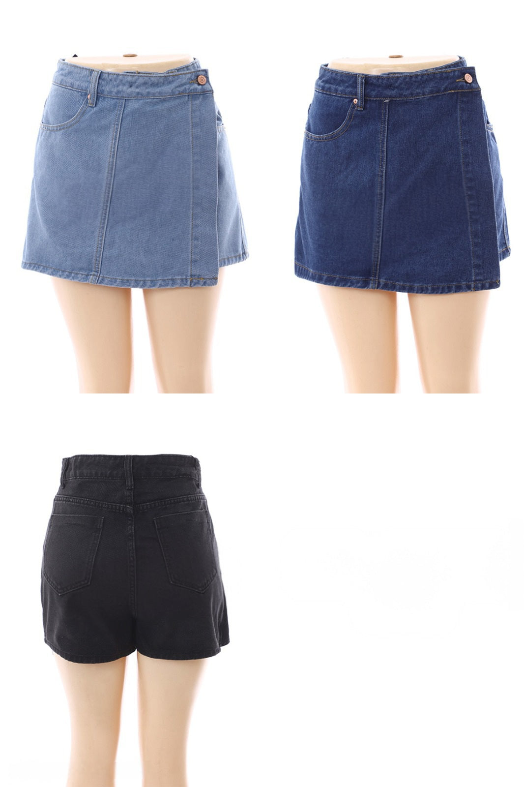 Denim Skirt with Pockets & Flap – Casual Chic