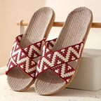 Boho Chic Cross Weave Woven Sandals - Beathable Summer Sandals