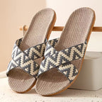 Boho Chic Cross Weave Woven Sandals - Beathable Summer Sandals