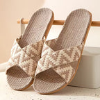 Boho Chic Cross Weave Woven Sandals - Beathable Summer Sandals