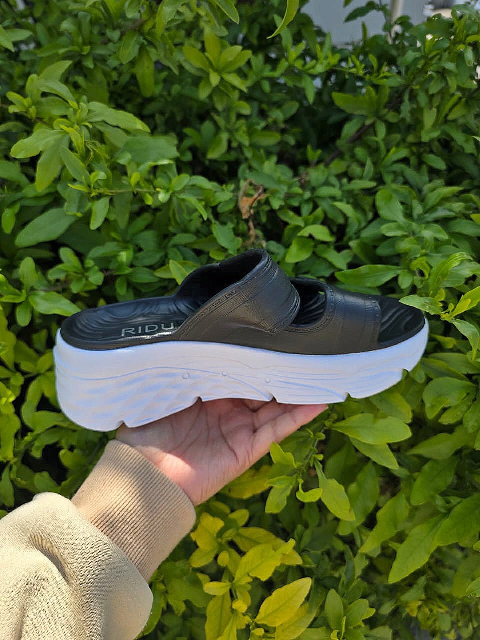 Double Strap Platform Comfort Slides