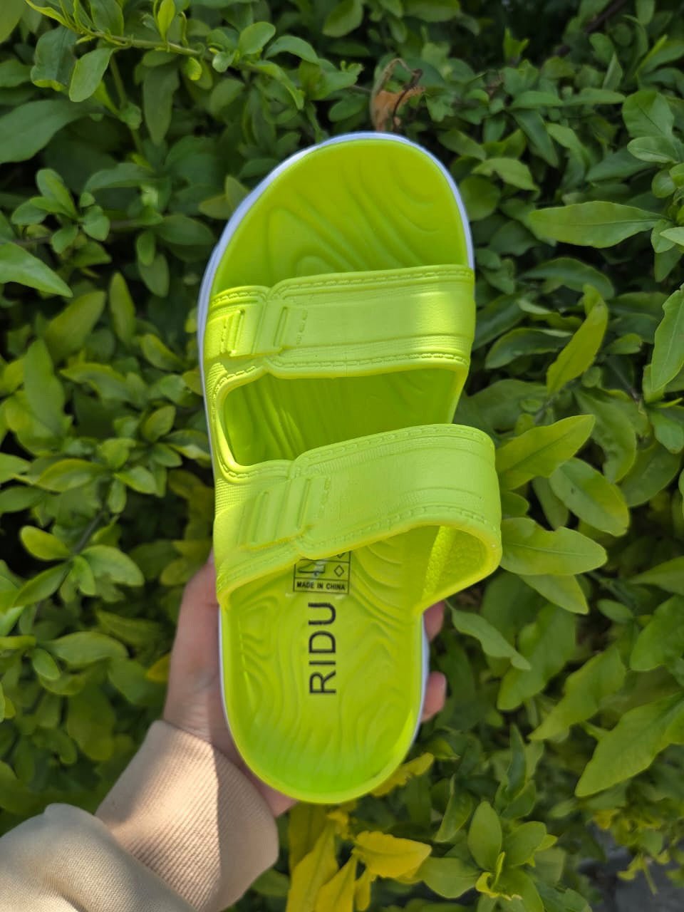 Double Strap Platform Comfort Slides