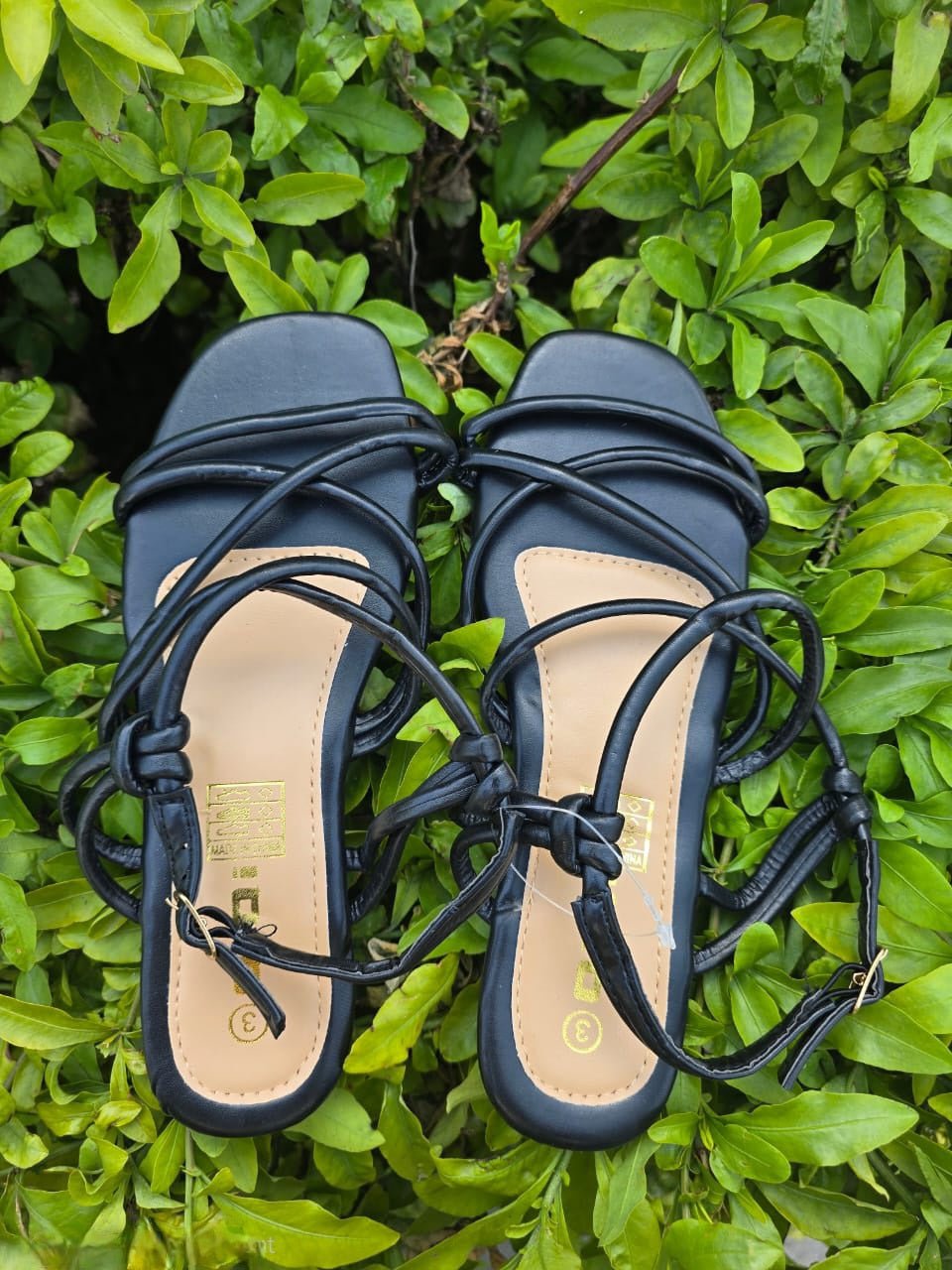 Multi-Strap Elegant Flat Sandals