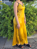 Satin Thin Maxi Ankle Length Slip Dress