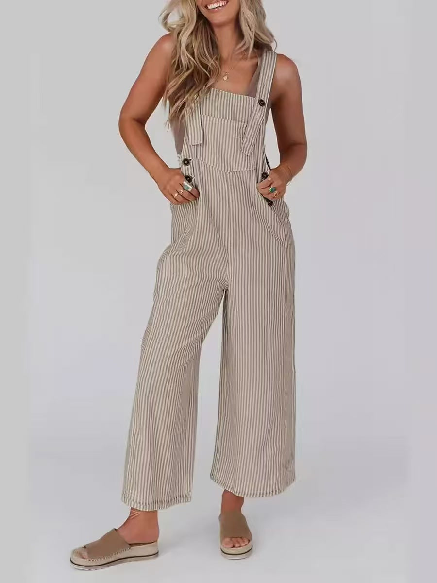 Sundown Striped Relaxed Jumpsuit