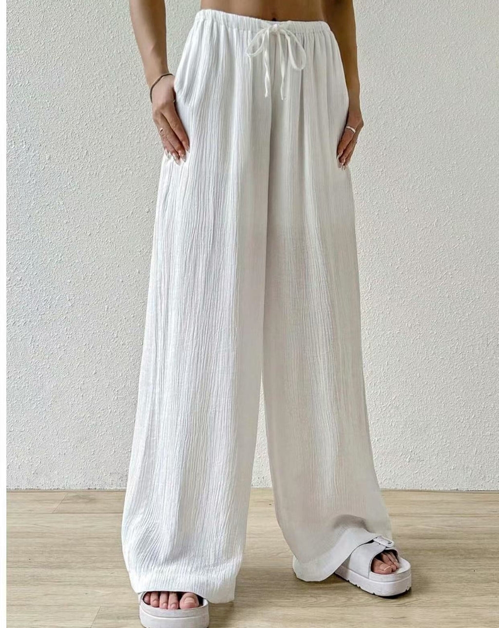 Cloudsoft Wide-Leg Beach Pants