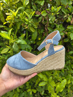 Wedge Ankle Strap Sandals Heels