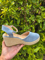 Wedge Ankle Strap Sandals Heels